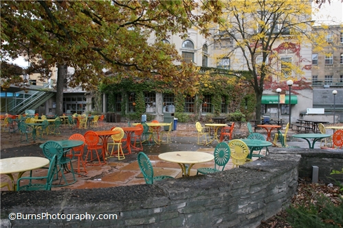 Memorial Union Terrace in the Fall