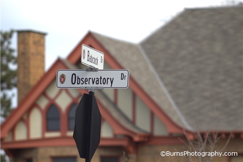 Babcock and Observatory Drive Street Sign