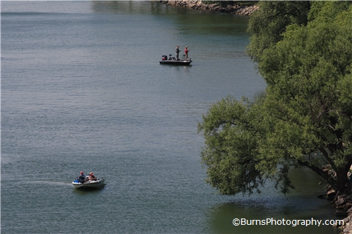 Picture of Fishermen on Lake Monona